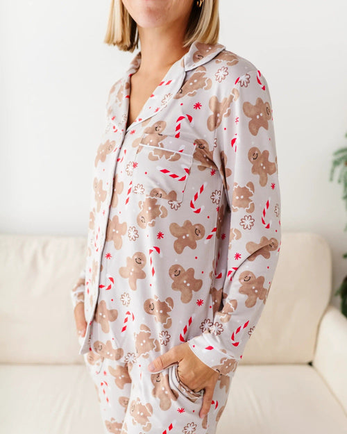 Baby Kids Bamboo Pajamas — Baking Spirits Bright Women's Pajama Set — Image 24