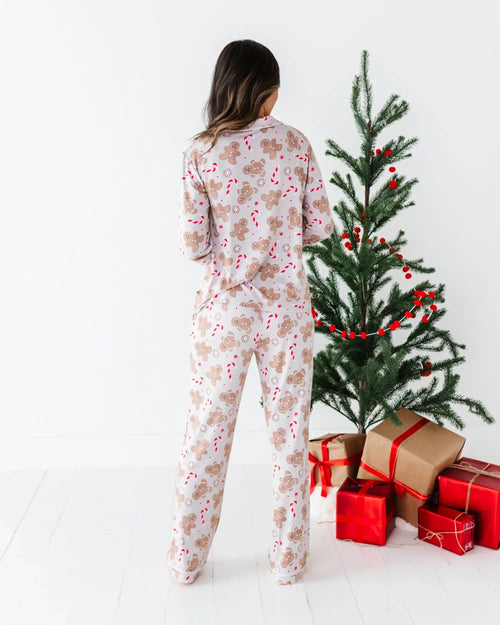 Baby Kids Bamboo Pajamas — Baking Spirits Bright Women's Pajama Set — Image 22