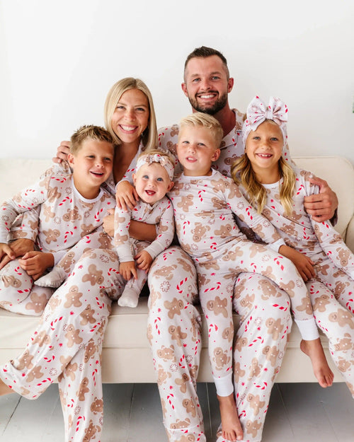 Baby Kids Bamboo Pajamas — Baking Spirits Bright Two-Piece Pajama Set — Image 2