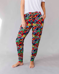 Baby Kids Bamboo Pajamas — BATMAN DC Comics™ Women's Pants - Red — Image 1