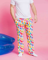Baby Kids Bamboo Pajamas — Beary Gummy Men's Pajama Pants — Image 1