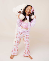 Baby Kids Bamboo Pajamas — Beary Special Crew Neck Sweatshirt & Bell Bottoms Set — Image 1