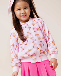 Baby Kids Bamboo Pajamas — Beary Special Kid's Bomber Jacket — Image 1