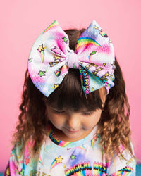 Baby Kids Bamboo Pajamas — Beatles™ Biggie Bow — Image 1