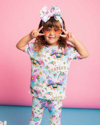 Baby Kids Bamboo Pajamas — Beatles™ T-Shirt — Image 1
