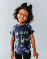 Baby Kids Bamboo Pajamas — Beetlejuice T-Shirt — Image 1