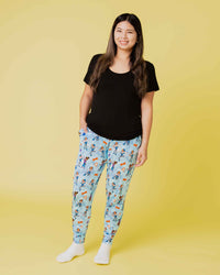 Baby Kids Bamboo Pajamas — Blippi™ & Meekah Adventures Women's Pants — Image 1