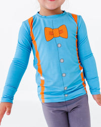 Baby Kids Bamboo Pajamas — Blippi™ Two-Piece Set — Image 1