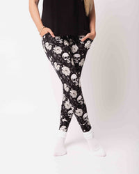 Baby Kids Bamboo Pajamas — Bones and Roses Women's Pants — Image 1