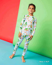 Baby Kids Bamboo Pajamas — Buddy The Elf™ Long Sleeve Pajama Set — Image 1