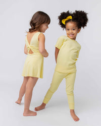 Baby Kids Bamboo Pajamas — Butter Than Ever Sleeveless Twistback Dress — Image 1