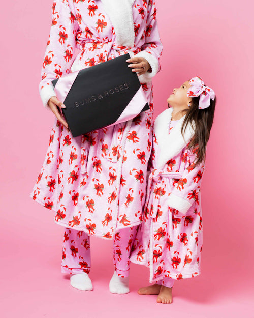 Baby Kids Bamboo Pajamas — Cane You Believe It Woven Alligator Clip — Image 5