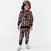 Baby Kids Bamboo Pajamas — Caught in a Jam Jogger Set — Image 1