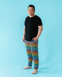Baby Kids Bamboo Pajamas — Check Me Out Men's Pants — Image 1