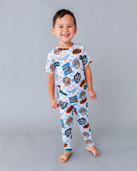 Baby Kids Bamboo Pajamas — Blippi™ Chill Kid Vibes Two-Piece Pajama Set — Image 1