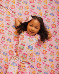 Baby Kids Bamboo Pajamas — Tiers of Joy Bum Bum Blanket — Image 1