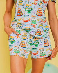Baby Kids Bamboo Pajamas — Piece O'Cake Women's Shorts — Image 1