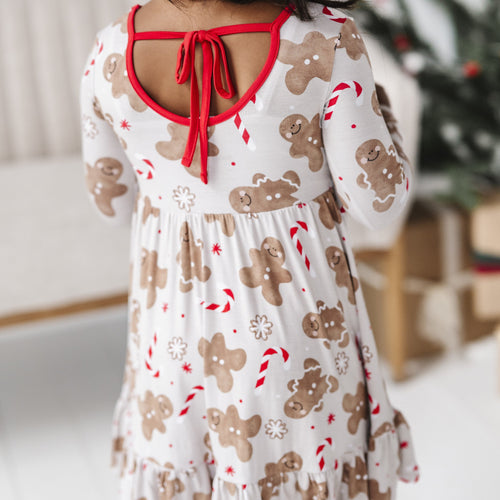 Baby Kids Bamboo Pajamas — Baking Spirits Bright Girls Dress — Image 23