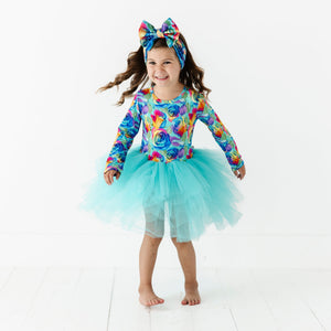 Baby Kids Bamboo Pajamas — Kaleidorose Tulle Tutu Dress — Image 1