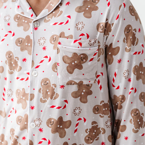 Baby Kids Bamboo Pajamas — Baking Spirits Bright Men's Pajama Set — Image 7