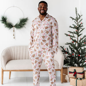 Baby Kids Bamboo Pajamas — Baking Spirits Bright Men's Pajama Set — Image 1