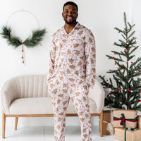 Baby Kids Bamboo Pajamas — Baking Spirits Bright Men's Pajama Set — Image 1