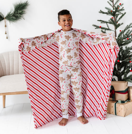 Baby Kids Bamboo Pajamas — Baking Spirits Bright Two-Piece Pajama Set — Image 25