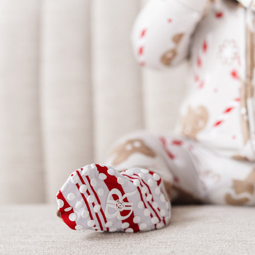 Baby Kids Bamboo Pajamas — Baking Spirits Bright Footie — Image 18