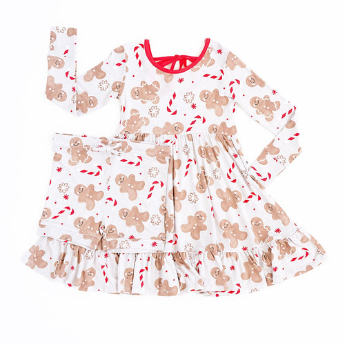 Bums & Roses - Baby & Kids Bamboo Pajamas - Baking Spirits Bright Girls Dress - Image 31