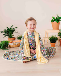 Baby Kids Bamboo Pajamas — Gang's All Hare Bum Bum Blanket — Image 1