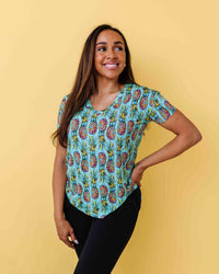 Baby Kids Bamboo Pajamas — Feelin' Pine Women's T-Shirt — Image 1