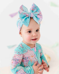 Baby Kids Bamboo Pajamas — For What It's Earth Biggie Bow — Image 1