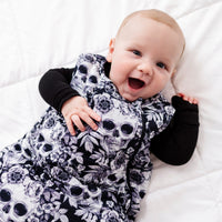 Baby Kids Bamboo Pajamas — Skeletons in the Closet Sleep Sack — Image 1