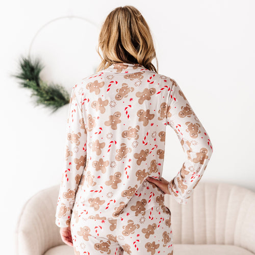 Baby Kids Bamboo Pajamas — Baking Spirits Bright Women's Pajama Set — Image 16