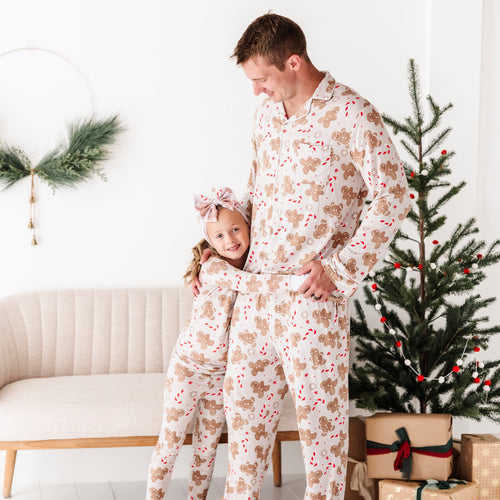 Baby Kids Bamboo Pajamas — Baking Spirits Bright Men's Pajama Set — Image 13