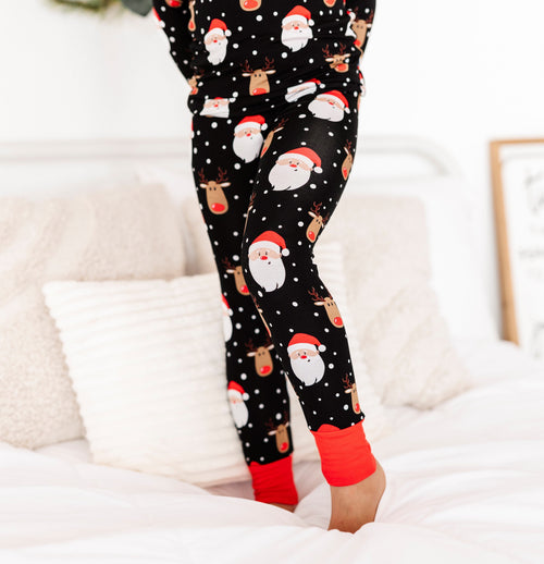 Bums & Roses - Baby & Kids Bamboo Pajamas - Snow Ho Ho Two-Piece Pajama Set - Image 28