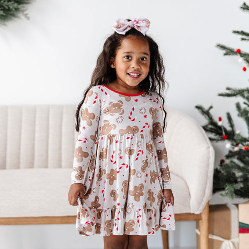 Baby Kids Bamboo Pajamas — Baking Spirits Bright Girls Dress — Image 13
