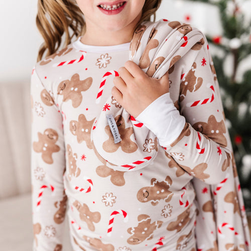 Baby Kids Bamboo Pajamas — Baking Spirits Bright Bum Bum Blanket - Plush — Image 7