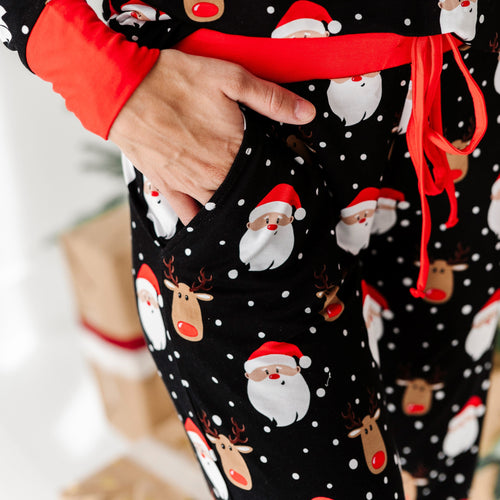 Baby Kids Bamboo Pajamas — Snow Ho Ho Women's Pants — Image 12