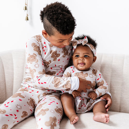 Bums & Roses - Baby & Kids Bamboo Pajamas - Baking Spirits Bright Two-Piece Pajama Set - Image 27