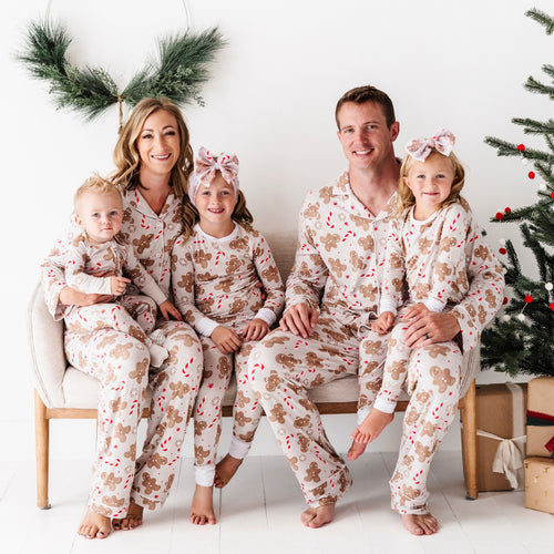 Baby Kids Bamboo Pajamas — Baking Spirits Bright Women's Pajama Set — Image 18