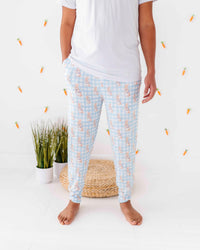 Baby Kids Bamboo Pajamas — Cottontail Cutie Men's Pants — Image 1