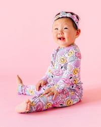 Baby Kids Bamboo Pajamas — Could've Pooled Me Convertible Ruffle Romper — Image 1