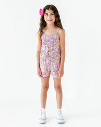 Baby Kids Bamboo Pajamas — Could've Pooled Me Girl Romper — Image 1