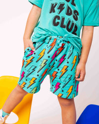 Baby Kids Bamboo Pajamas — Printed Pull-on Shorts Bundle — Image 2