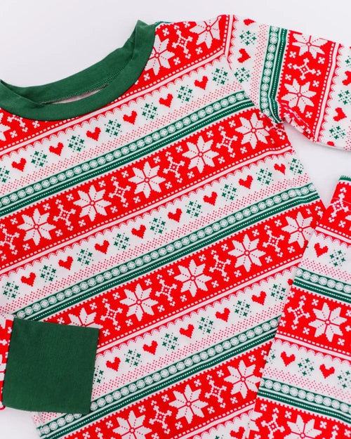 Bums & Roses - Baby & Kids Bamboo Pajamas - Up To Snow Good Two-Piece Pajama Set - Image 32