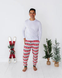 Baby Kids Bamboo Pajamas — Up To Snow Good Men's Pants — Image 1
