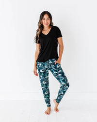 Baby Kids Bamboo Pajamas — Dem Dragons Women's Pants — Image 1