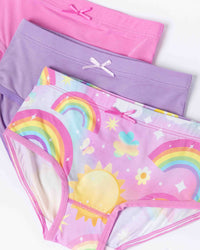Baby Kids Bamboo Pajamas — Dream in Color Girl Underwear Pack — Image 1