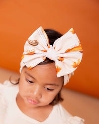 Baby Kids Bamboo Pajamas — Easy As Pie Biggie Bow — Image 1